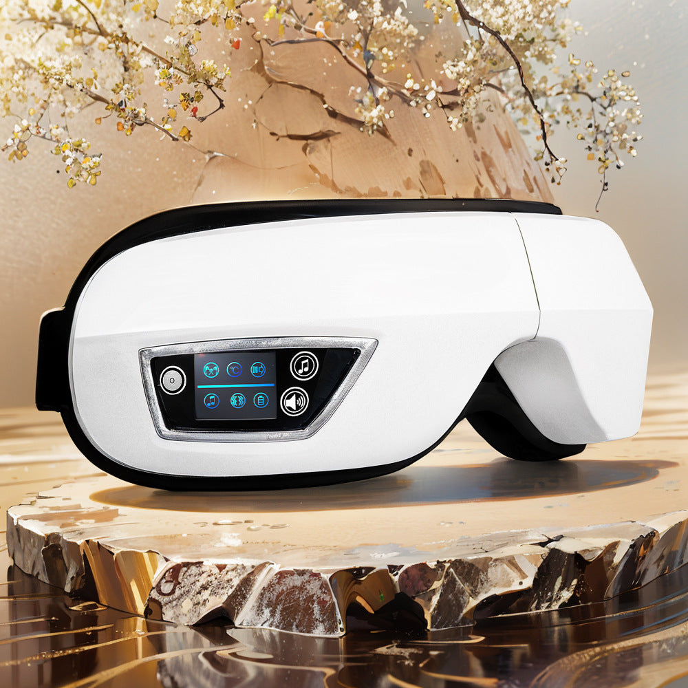 This eye-care device eases fatigue with gentle warmth and targeted massage. Designed to relax the eye area, it helps restore comfort, clarity, and daily well-being.