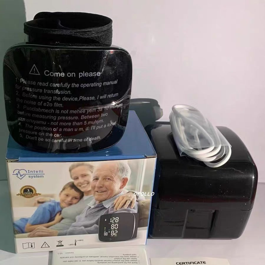 This digital wrist BP device delivers quick, accurate readings with a simple one-touch design. Compact and convenient, it makes daily blood-pressure tracking easy anywhere.