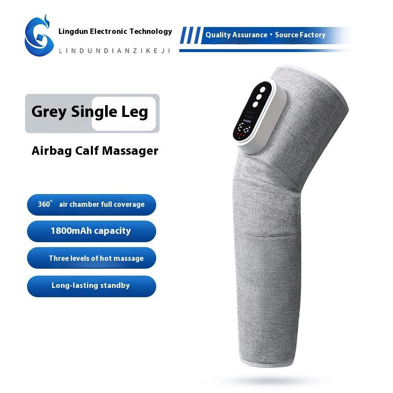 This calf massager delivers deep, soothing compression to relieve muscle fatigue and improve circulation. Perfect for daily relaxation, it helps refresh tired legs with comforting, targeted support.