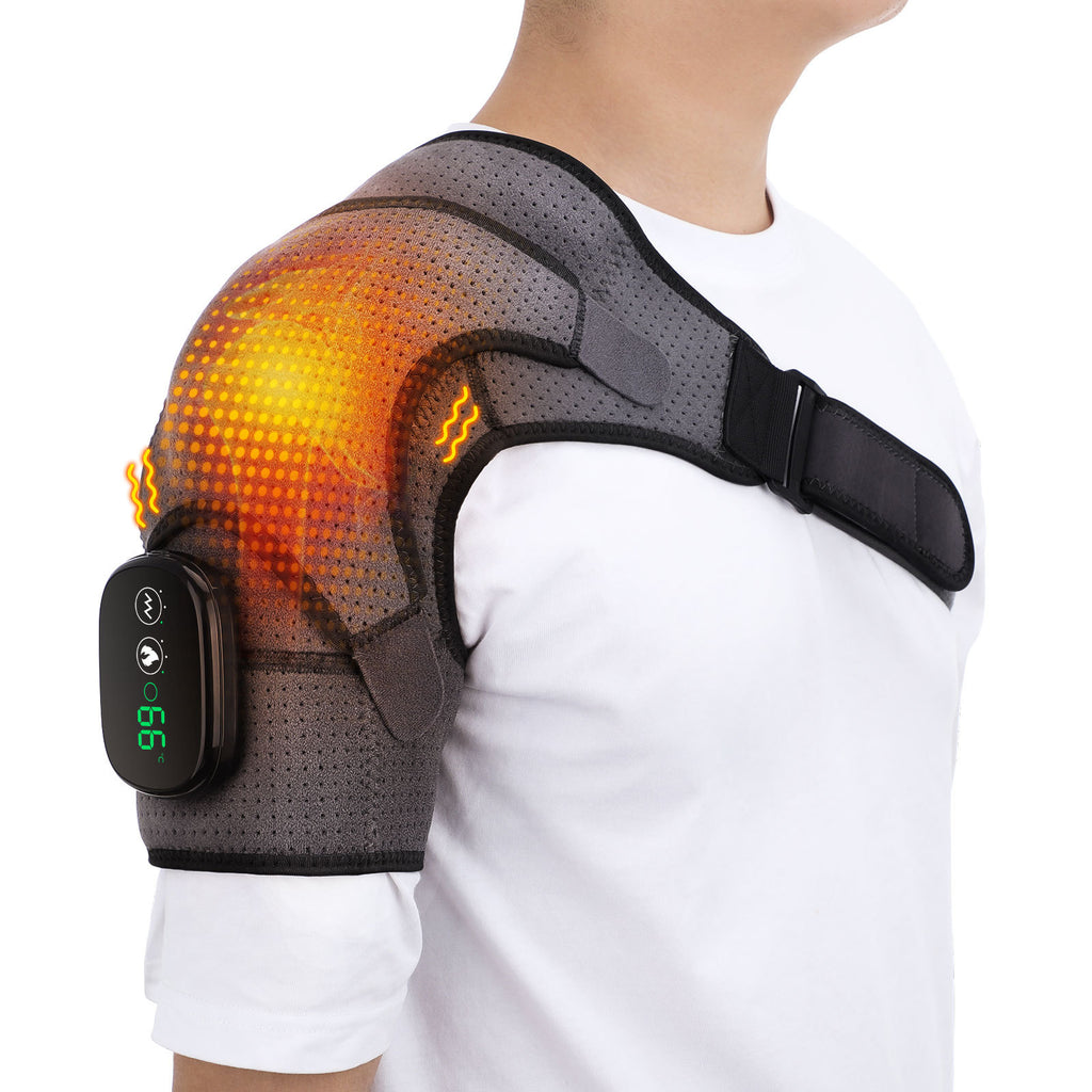 compact 3-speed shoulder massager