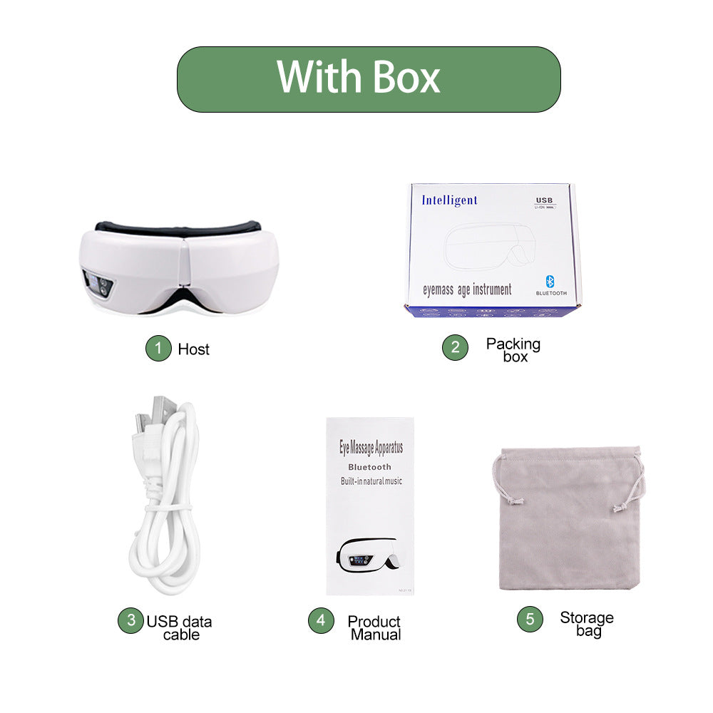 This eye-care device eases fatigue with gentle warmth and targeted massage. Designed to relax the eye area, it helps restore comfort, clarity, and daily well-being.